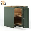 Slim Shaker Green Base Lazy Susan Cabinet