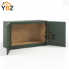 2 Slim Shaker Green Double Door Wall Cabinets- 12″H.15″H.18″H. 21″H. 24″H - 12″D
