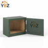 2 Slim Shaker Green Single Door Wall Cabinet – 15″H – 12″D
