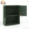 Slim Shaker Green Wall Microwave Cabinet