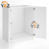 Frameless Gloss White Full Height Double Door Base Cabinet