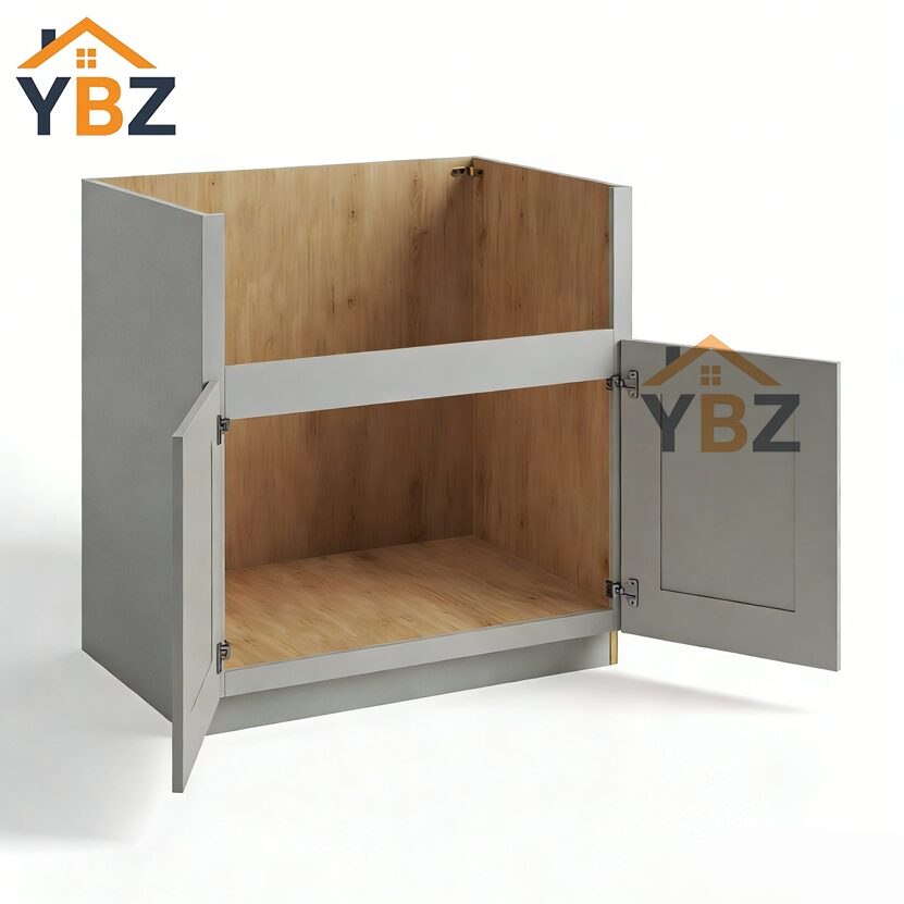 Dorian Gray Shaker Farm House Sink Base Cabinet