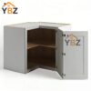2 Dorian Gray Shaker Wall Easy Reach /Base Lazy Susan Cabinet