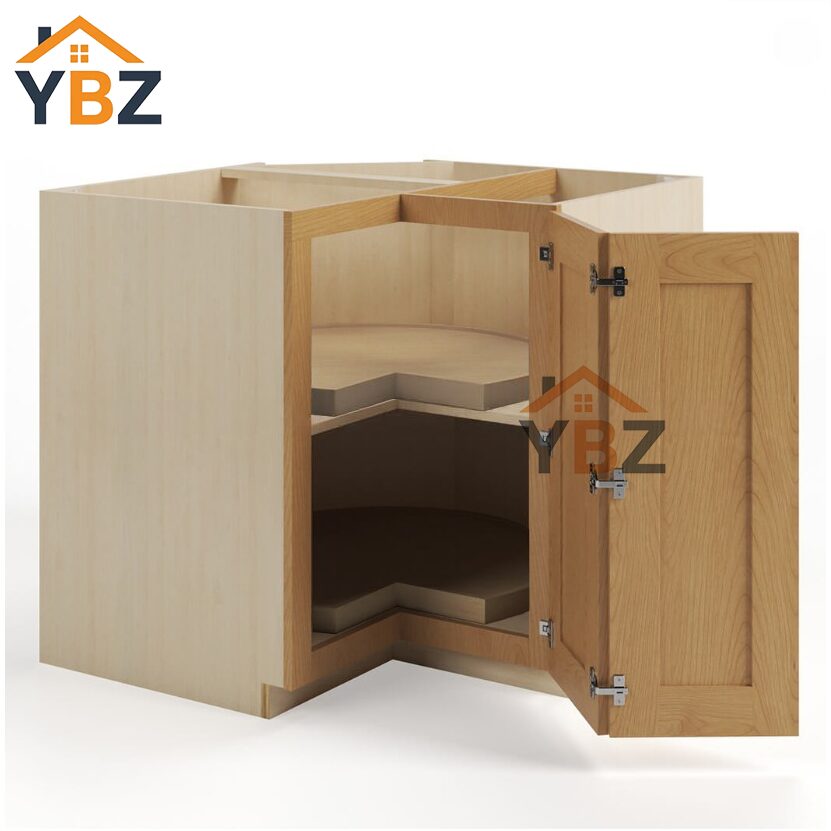 Treasure Chest Shaker Lazy Susan Base Cabinet