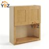 Treasure Chest Shaker Microwave Wall Cabinet