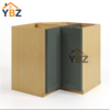 Green Shaker Lazy Susan Base Cabinet