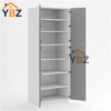Frameless Gloss Gray Tall Pantry Cabinet with 4 Doors 24″W 30″W/ 2 Doors