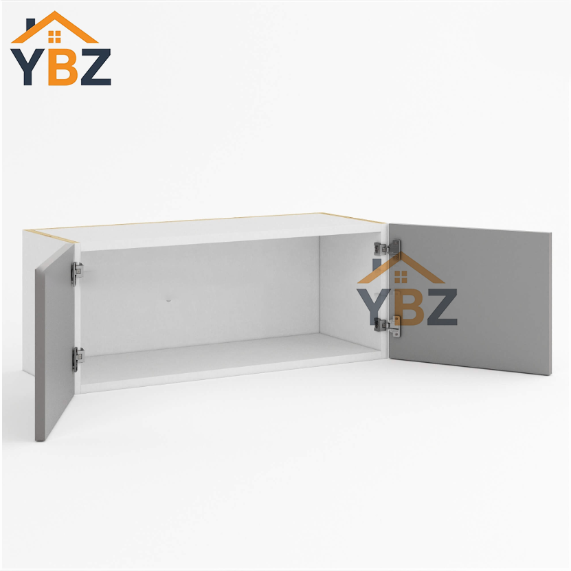 2 Frameless Gloss Gray Double Door Wall Microwave/Stove Bridge Cabinet 12″H.15″H.18″H.24’H