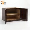 2 Shaker Espresso 24″ 30″ 33″ 36″W Refrigerator Wall Cabinet 24″ Deep
