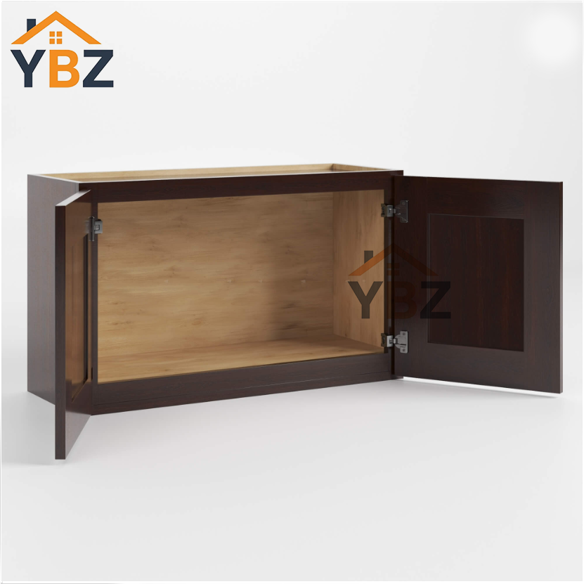Shaker Espresso12″15″18″ 24″ H Double Door Wall Cabinet