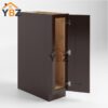 Shaker Espresso Base Spice Cabinet with 5 Drawers/Base Tray/ Pull Base Cabinet