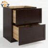 2 Shaker EspressoTwo / Three Drawer Base