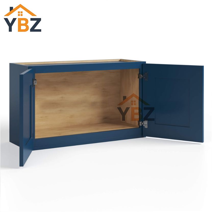 Navy Blue Shaker 15″18″24″ 36″ H Double Door Wall Cabinet