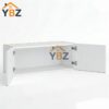 2 Frameless Gloss White Double Door Wall Microwave/Stove Bridge Cabinet12″15″18″24″H