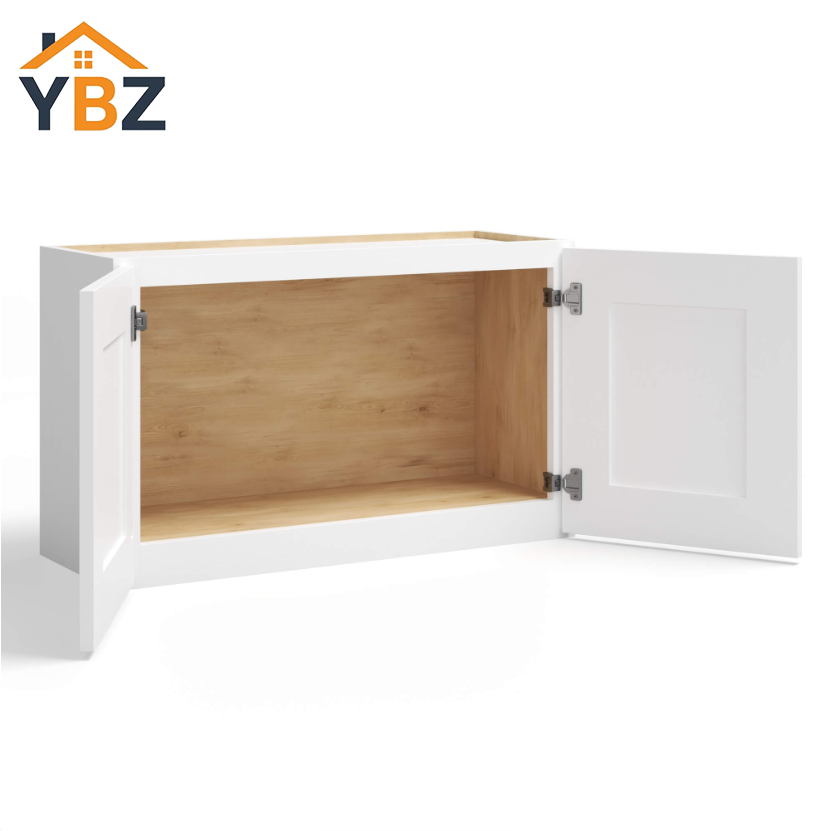 White Shaker12″15″18″24″ H Double Door Wall Cabinet