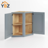 Gray Shaker Base End Cabinet