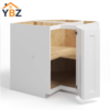 White Shaker Easy Reach Base Cabinet