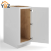 White Shaker Base Cabinet Single Door Full Height