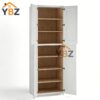 White Shaker18″24″30″W Two Double Door Utility Pantry Cabinet