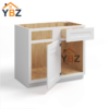 White Shaker Blind Corner Base Cabinet (L/R interchangeable)