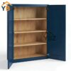 2 Navy Blue Shaker 30″ 42″ H Double Door Wall Cabinet
