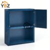 Navy Blue Shaker Microwave Wall Cabinet