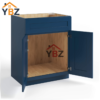 2 Navy Blue Shaker Single/Double Vanity Sink Base Cabinet