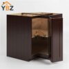 2 Shaker Espresso Easy Reach Base Cabinet