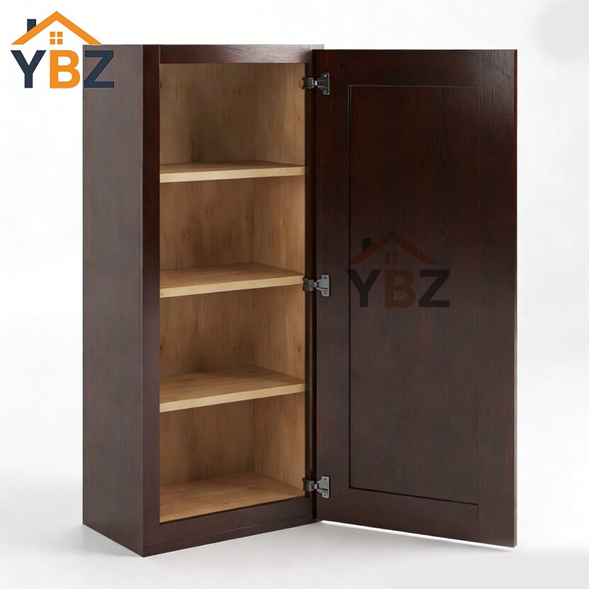 Shaker Espresso 42″ H Single Door Wall Cabinet