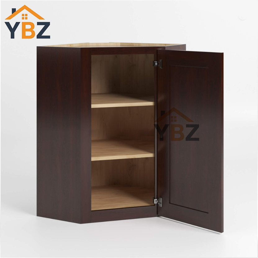 2 Shaker Espresso 24″ Diagonal Corner Wall Cabinet