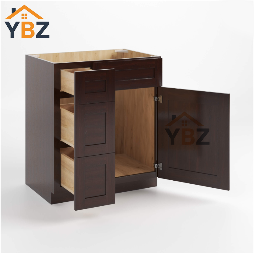 Shaker Espresso 30″ W Vanity Combo with Drawers