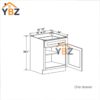3 Shaker Espresso Base Cabinet with Single Door & Drawer
