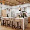 3 Slim Oak Shaker Sink Base With Double Doors/Double Doors and Drawers