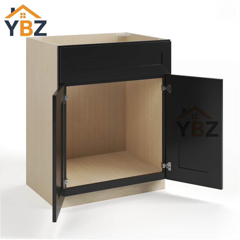 Black Shaker Sink Base 27”