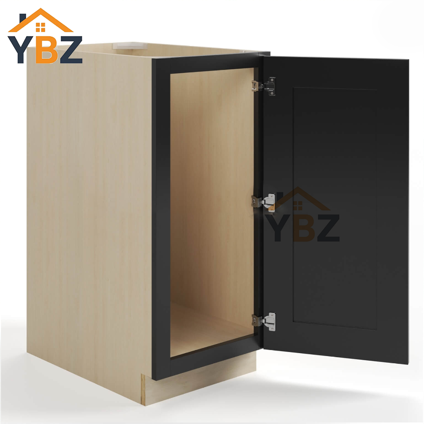 Black Shaker Base Cabinet – Full Height Door