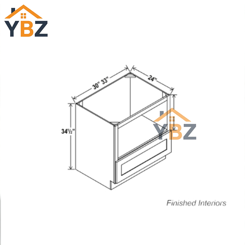 3 Charcoal Black Shaker Base Microwave Cabinet