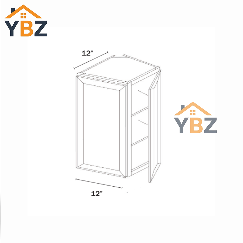 Dorian Gray Shaker Wall End Cabinet