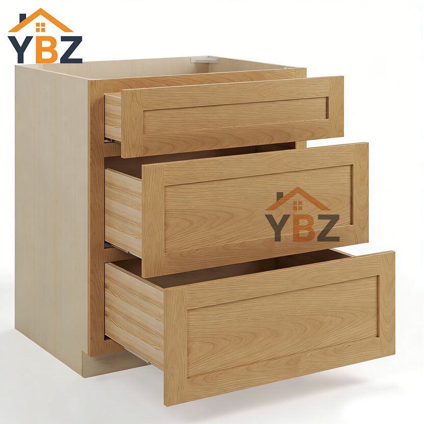 3 Treasure Chest Shaker Three Drawer Base