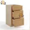 3 Treasure Chest Shaker Vanity Three Drawer Base Cabinet