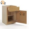 3 Treasure Chest Shaker Base Cabinet with Single Door & Drawer
