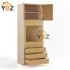 3 Treasure Chest Shaker 30″ 33″ W Oven Pantry Cabinet