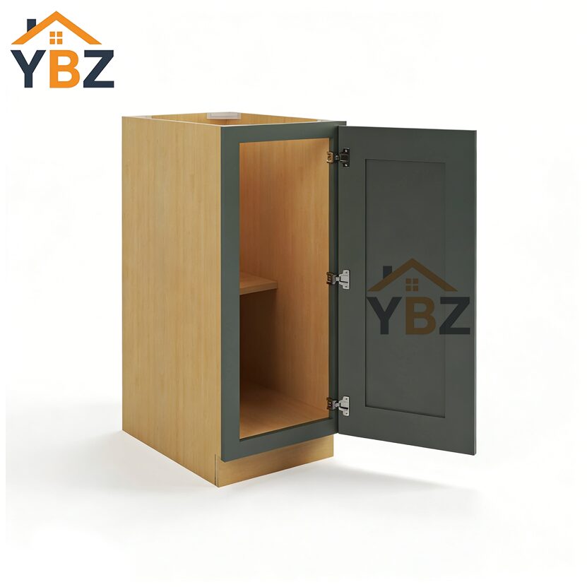 Green Shaker Base Cabinet – Full Height Door