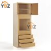 3 Treasure Chest Shaker 30″ 33″ W Oven Pantry Cabinet