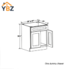 White Shaker Single /Double Vanity Sink Base Cabinet