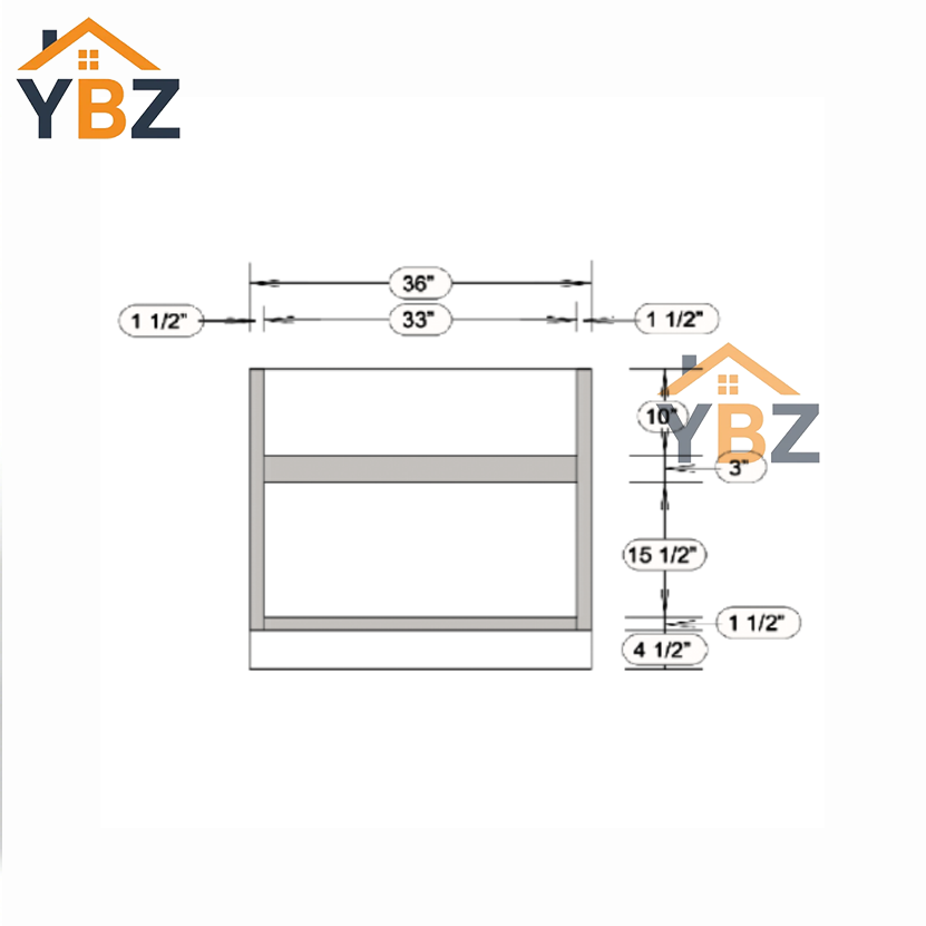 Dorian Gray Shaker Farm House Sink Base Cabinet