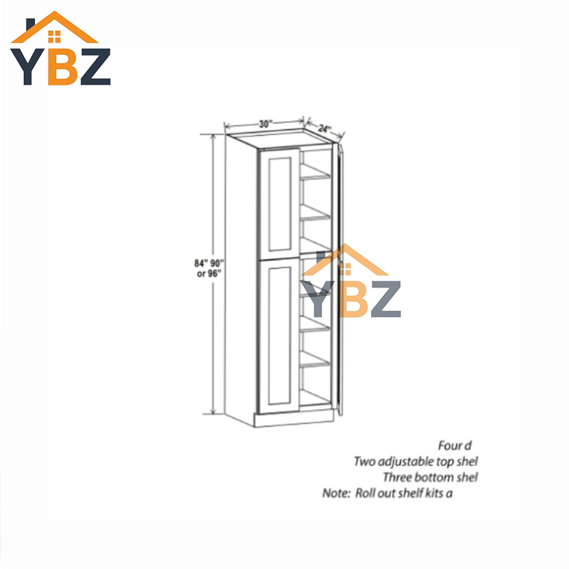 4 Treasure Chest Shaker 18″24″30″ W Utility Pantry Cabinet