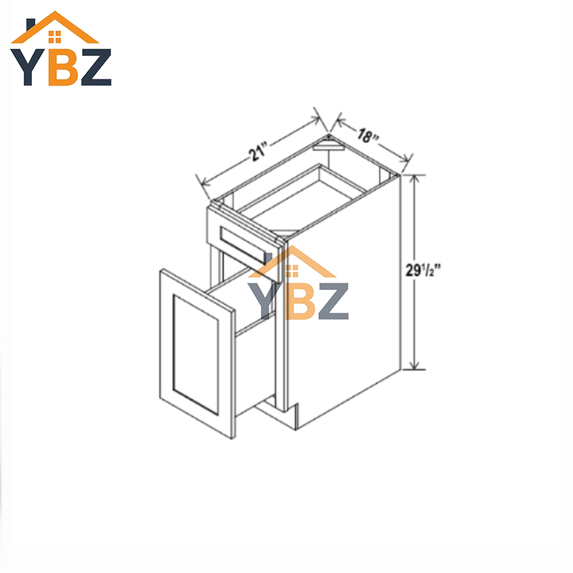4 Treasure Chest Shaker Document File Base Cabinet