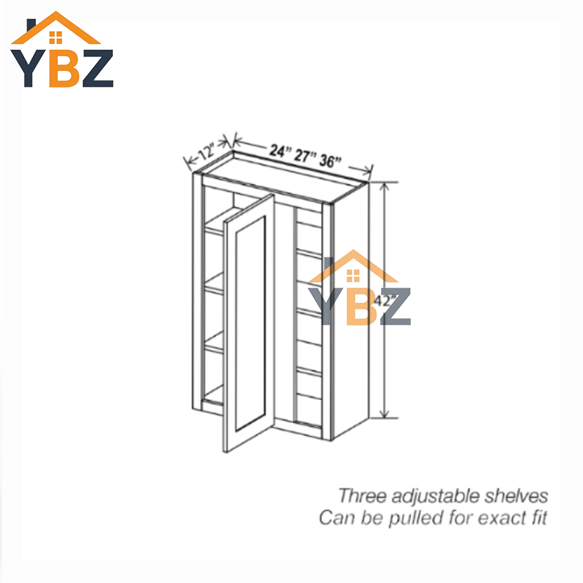 Treasure Chest Shaker 30″36″42″ H Wall Blind Cabinet