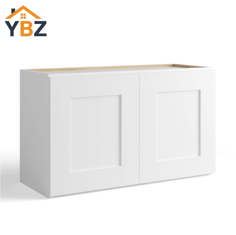 White Shaker12″15″18″24″ H Double Door Wall Cabinet