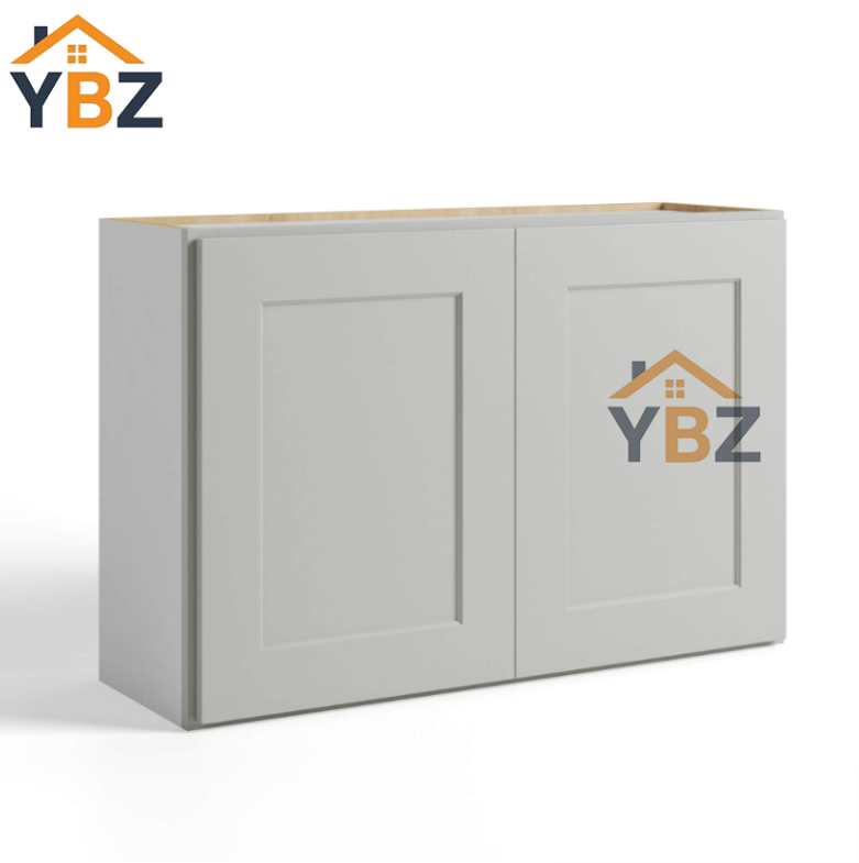 Dorian Gray Shaker Double Door Wall Cabinets 30″H,36″H,42″H,12″D